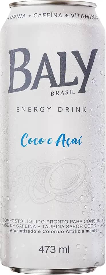 Baly Energético Coco e Açai 473Ml 1 unidade