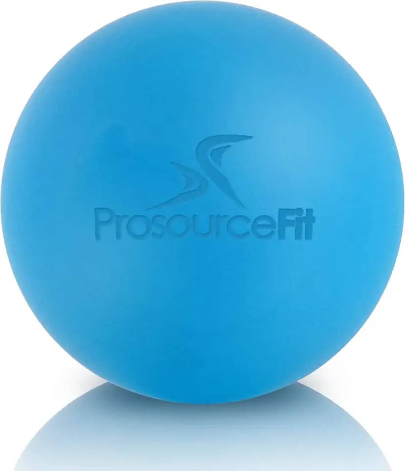 ProsourceFit Bola de massagem lacrosse para liberação miosfascial, massagem profunda do tecido, mobilidade muscular, recuperação pós-treino