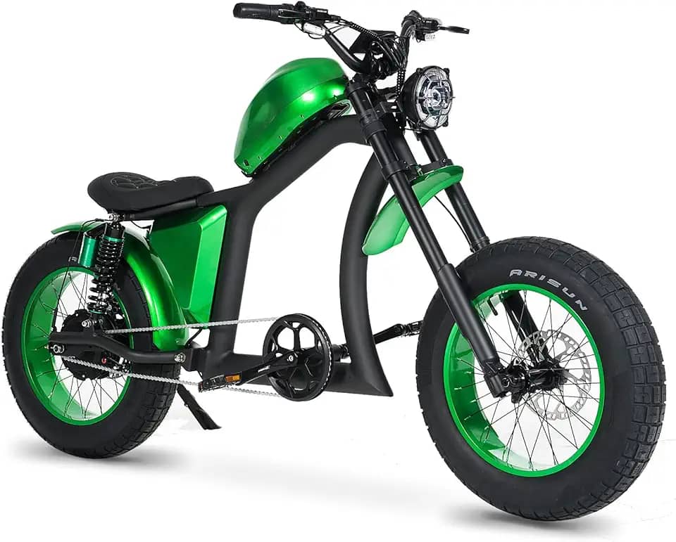 BIGNIU Bicicleta elétrica para adultos, motor sem escova de 800 W, 48 V / 22,5 Ah, bicicleta elétrica de até 32 milhas, bicicleta elétrica com suspensão dupla