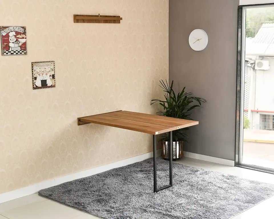 Mesa Dobrável Retrátil De Parede 120x75 Noronha
