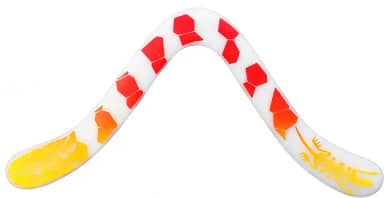 Technic Gecko Decorated Boomerang – fantástico boomerang para iniciantes para idades acima de 8 anos de idade.