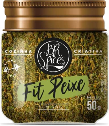 Tempero Fit Peixe Zero Sódio BR Spices 50g