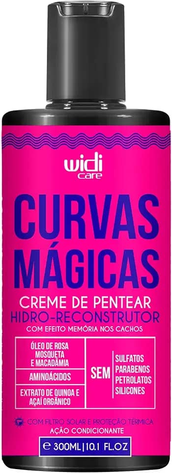 Widi Care Creme de Pentear Hidro-Reconstrutor Curvas Mágicas 300ml
