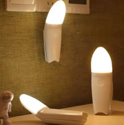 Abajur Portátil de Cabeceira LED Touch Dimerizável - Luz Amarela, Dimmer Touch, USB-C, Magnética com Fixação Ímã/Fita 3M Inclusos para Quarto do Bebê, Leitura, Descanso Ocular e Lanterna