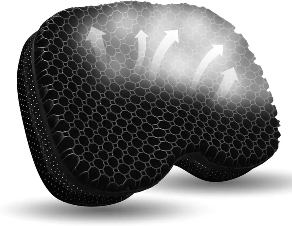 NEW-Vi Almofada antiderrapante para assento de caiaque – Almofada impermeável de gel espesso, canoa, estádio de remo para sentar em cadeira de caiaque, acessórios de caiaque, equipamento para pesca,