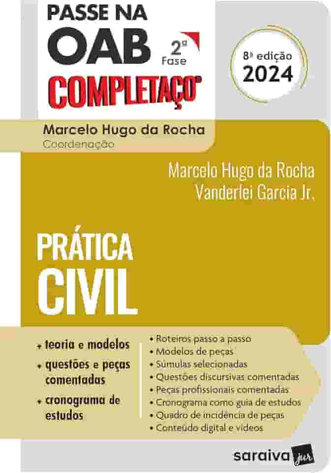Passe na OAB 2ª Fase - Completaço - Prática Civil - 8ª Edição 2024
