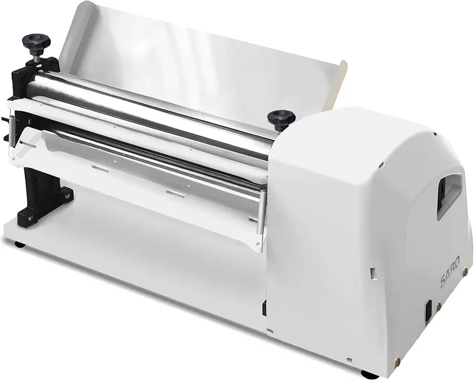 Cilindro de Massa Elétrico SARO CSC4011 Standard Cromado Antiaderente 40cm Inox e Aço 127V