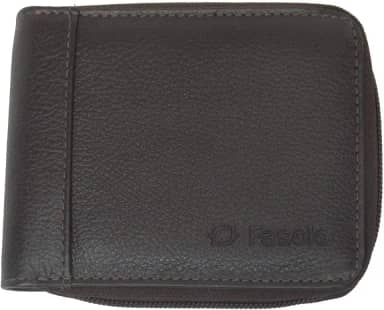 Carteira em Couro Masculina, Fasolo, Preto