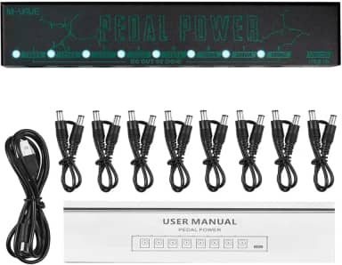 Fonte de alimentação para pedais de efeitos de guitar, 8 saídas dc isoladas/5v saída usb para 9v proteção guitarra acessórios-Transformadores de Alimentação