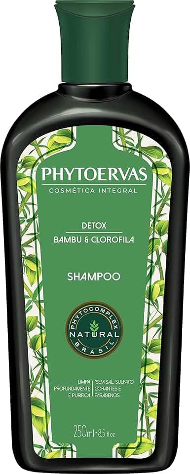 Phytoervas Detox Shampoo Uso Diário, 250 ml
