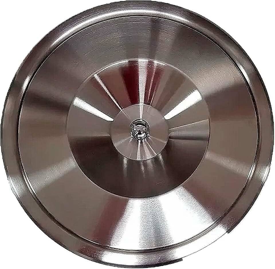 Cesto Lixeira de Embutir 5 Litros Inox Escovado E Alumínio