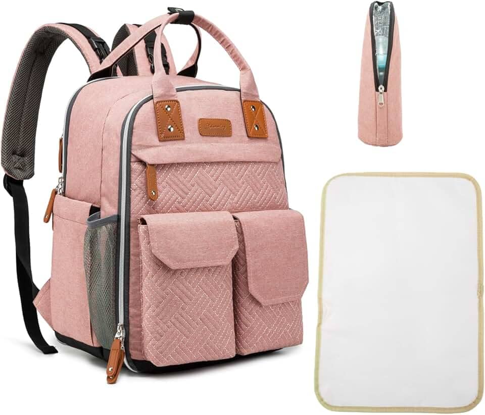 Mochila bebe Bolsa Maternity para fraldas Grande capacidade Tecido impermeável