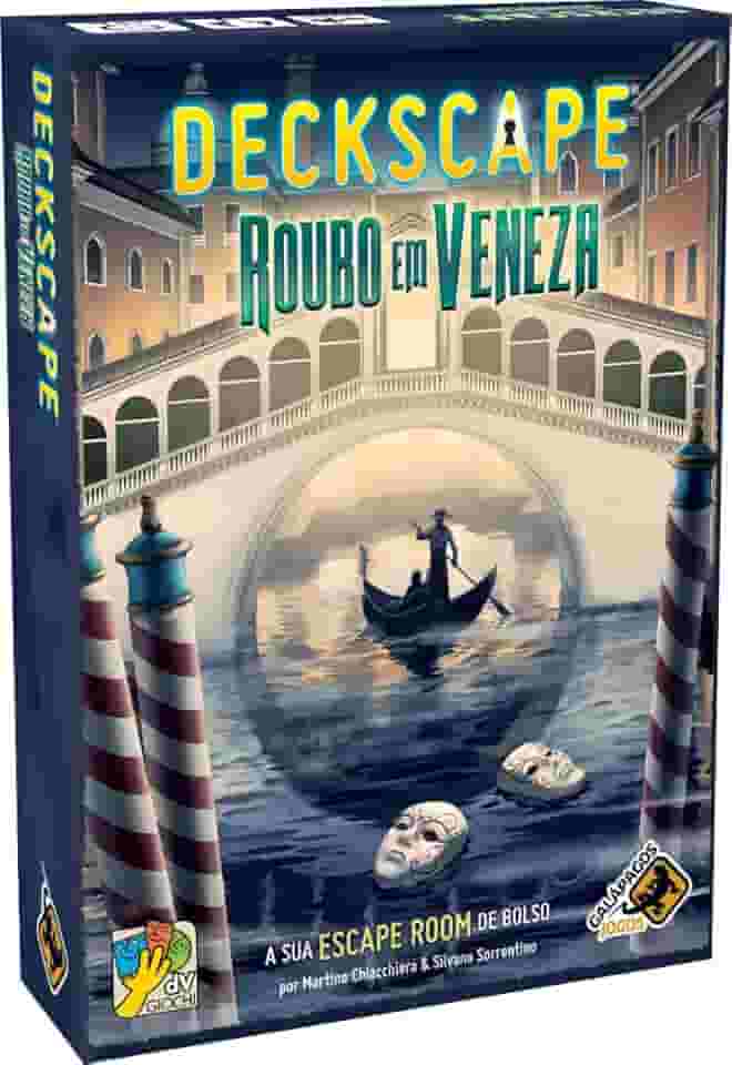 Galápagos, Deckscape: Roubo em Veneza, Jogo de Tabuleiro Cooperativo, 1-6 jogadores, 30-60min