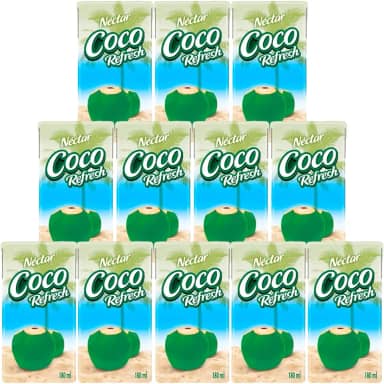Água de Coco Néctar Coco Refresh 180ml 12 Unidades
