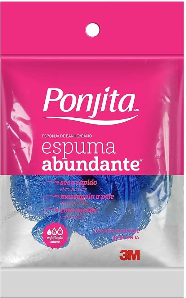 Ponjita, 3M, Esponja para Banho, Espuma Abundante