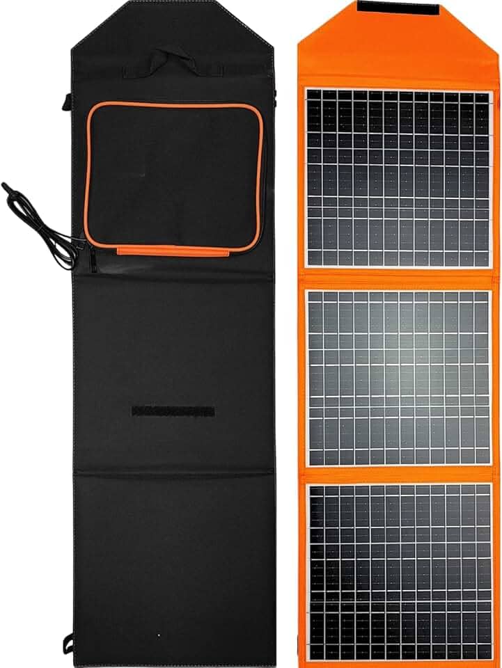 Placa de carregamento Energia Solar Portátil Painel Dobrável com Conector USB (30w)