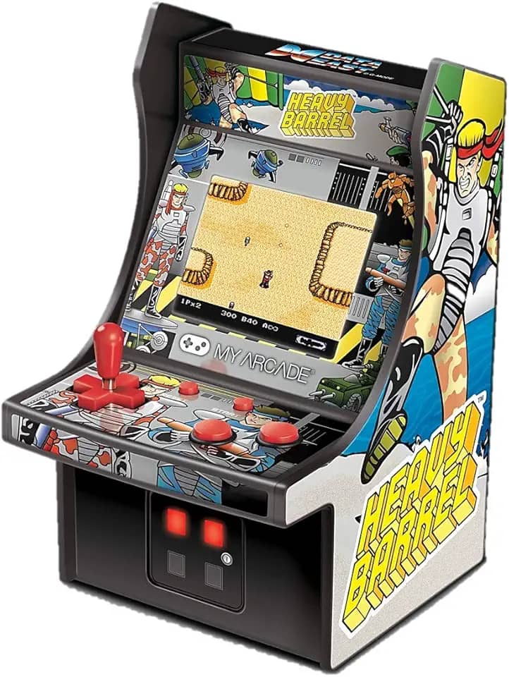 Dgunl-3205 Fliperama Portátil Retrô Heavy Barrel de 17 Cm, My Arcade, Amarelo e Preto - Windows