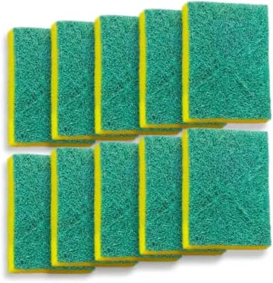 Esponja de Limpeza Dupla Face 3M - Scotch Brite C/10Unidades