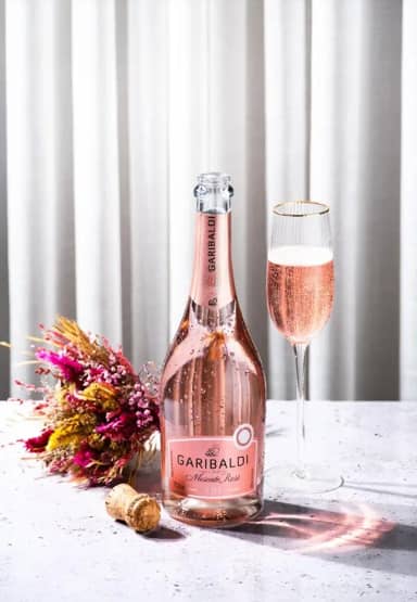 Garibaldi Moscato Rosé Sem Álcool 0,0% Espumante
