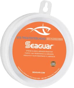 Seaguar Linha de pesca STS Trout/Steelhead Fluorocarbono Líder