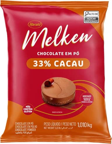 Chocolate Em Pó 33% 1,01Kg Melken Harald