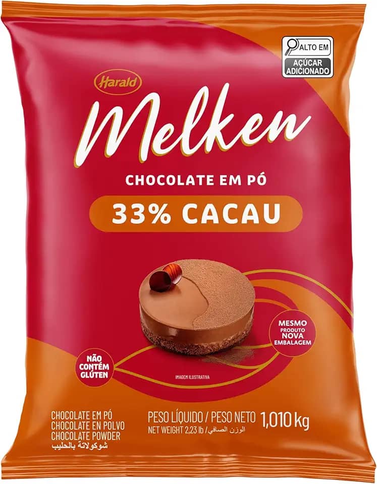 Chocolate Em Pó 33% 1,01Kg Melken Harald