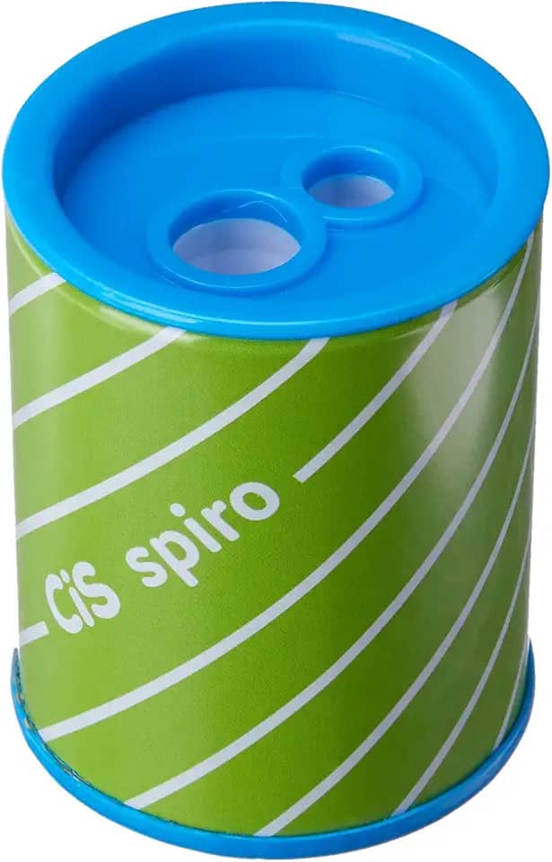 CIS Apontador Lata Spiro - Verde - Blister com 1 unidade