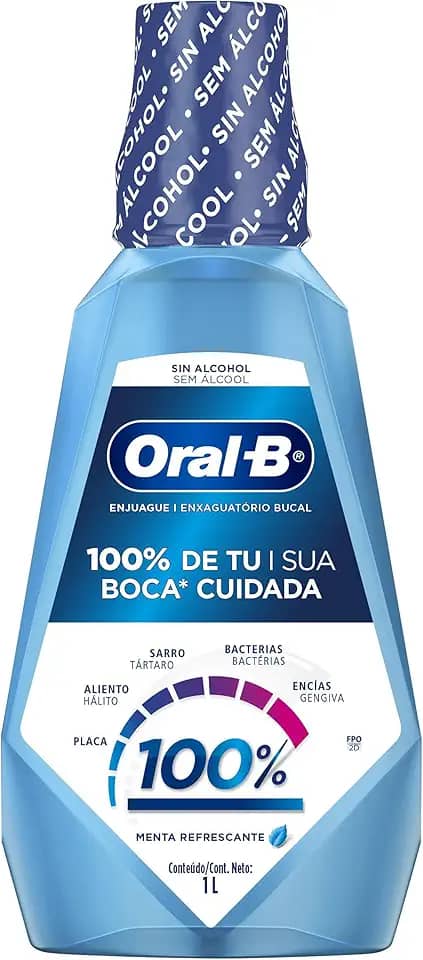 Enxaguante Bucal Oral-B 100% De Sua Boca Cuidada 1L