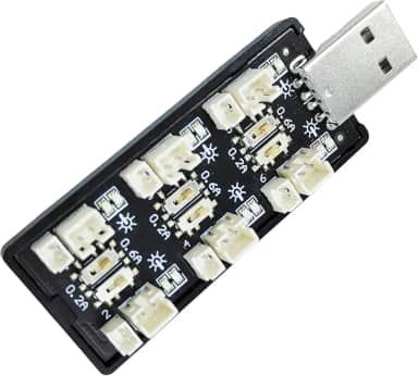 Carregador de bateria 1S LiPo USB 3,7V/4,20V 6 canais 1S LiHV carregador para EMAX Tinyhawk Blade Inductrix Tiny Whoop Inductrix FPV Plus bateria Micro JST 1.25 JST-PH 2.0 mCX mCPX Conectores