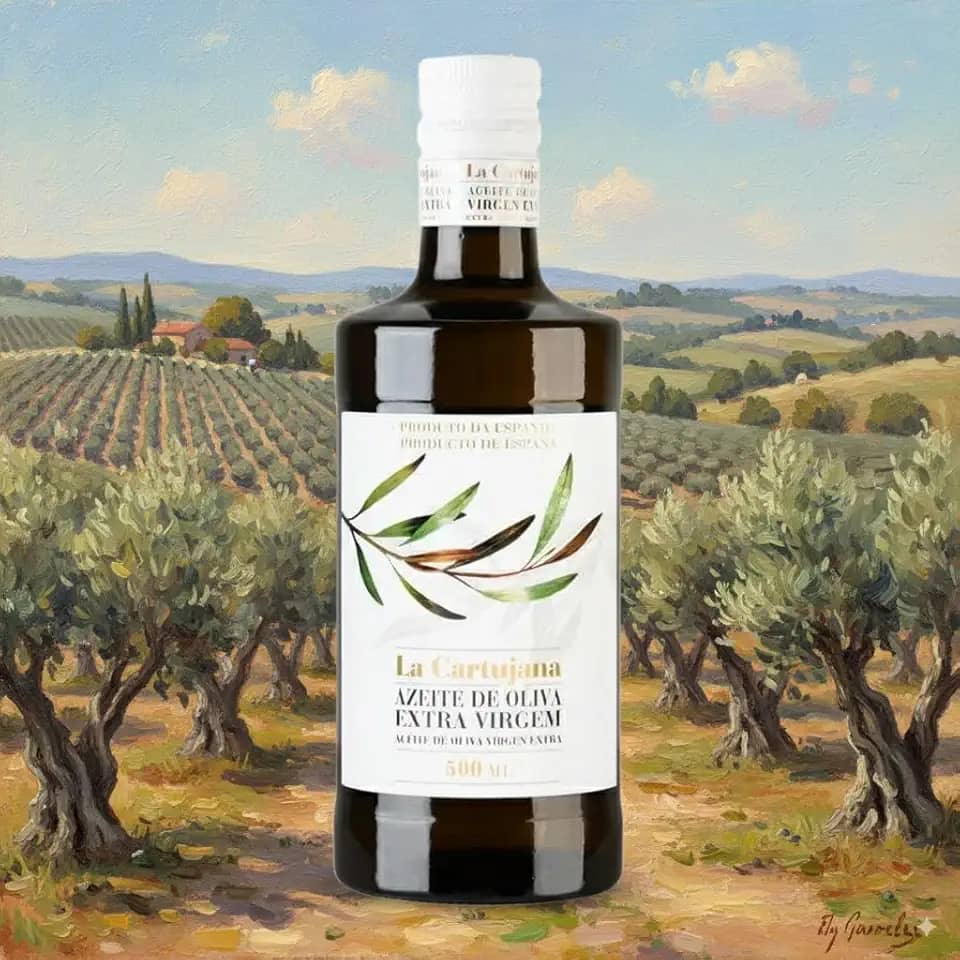AZEITE EXTRA VIRGEM, Marca: LA CARTUJANA - 500ML