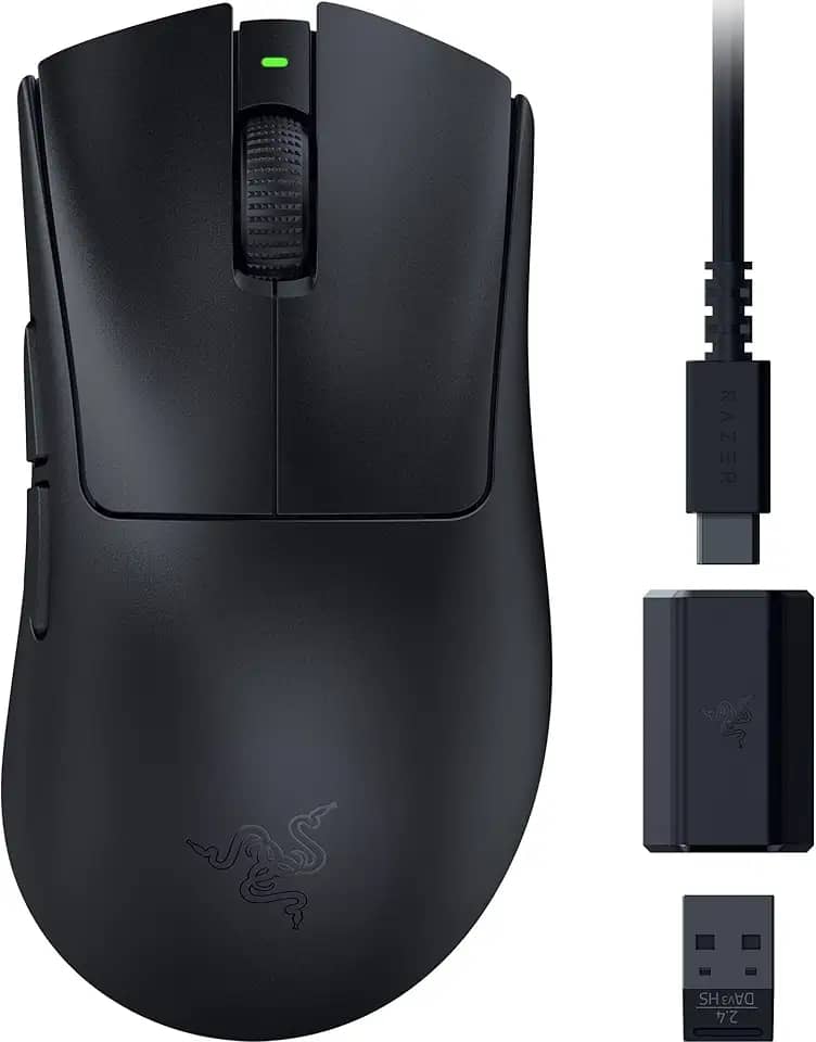 Razer Deathadder V3 Hyperspeed - Mouse Preto com Bluetooth