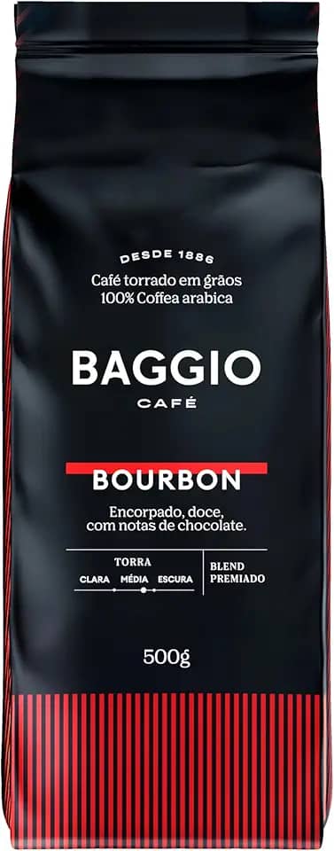 Baggio Café Bourbon Espresso Grão 500g