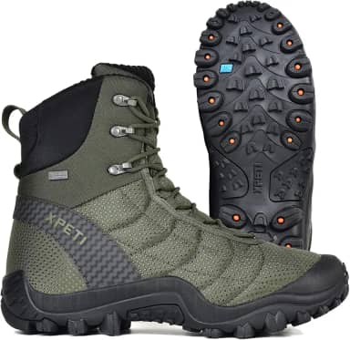 Crest EVO Bota masculina à prova d'água para trilhas, montanhismo, inverno, caminhada, Verde oliva, 8