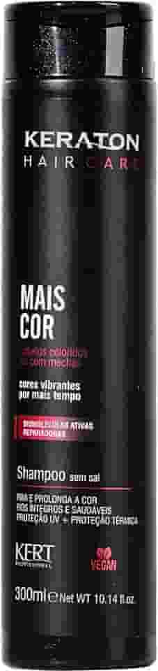 Keraton Shampoo Mais Cor Hair Care 300Ml Preto