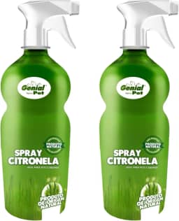 KIT 2 Spray Repelente Citronela Para Cavalos, Cachorros - Anti Odor.