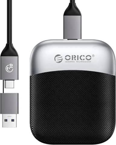 ORICO SSD externo de 256 GB com cabo USB C e A 2 em 1, até 460 MB/s, unidades de estado sólido portáteis Plug and Play, armazenamento confiável para smartphone USB C, tablet, PC - M5PLUS