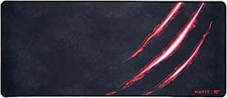Havit Mouse Pad Grande 70 X 30 Cm Gamer, Hv-MP861, Movimento Suave e Preciso, Costurado, Preto