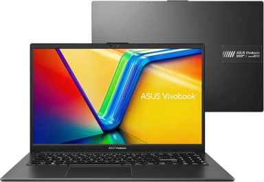 Notebook ASUS VivoBook Go 15, AMD RYZEN 5 7520U, 8GB, 512GB SSD, KeepOS, Tela 15,6' FHD, Mixed Black - E1504FA-NJ732