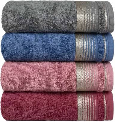 Kit 4 Toalhas de Banho Banhão Gigante Berlim 75x150cm - (KIT 1)