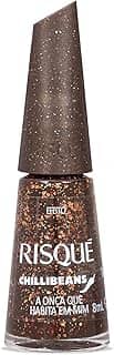 Esmalte Marrom Risqué & Chilli Beans A Onça que Habita em Mim Efeito 8ml