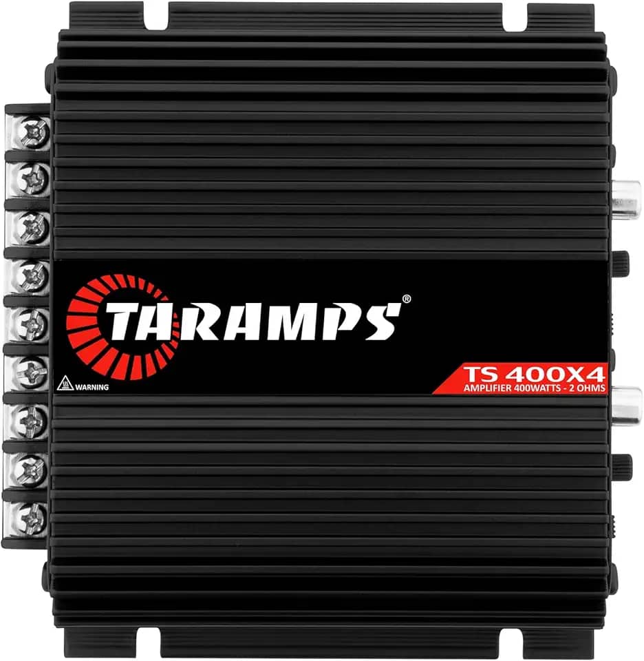 Módulo Taramps TS 400x4 entrada Fio/RCA Preto Amplificador Som Automotivo