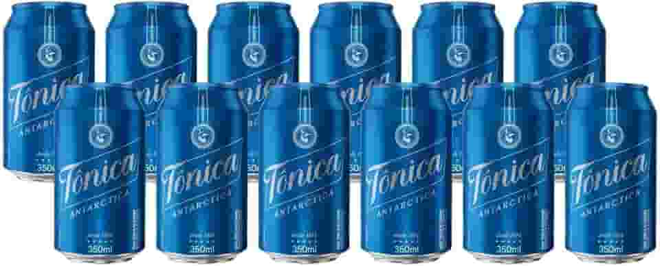 Pack de Água Tônica Antarctica Lata 350ML, 12 unidades