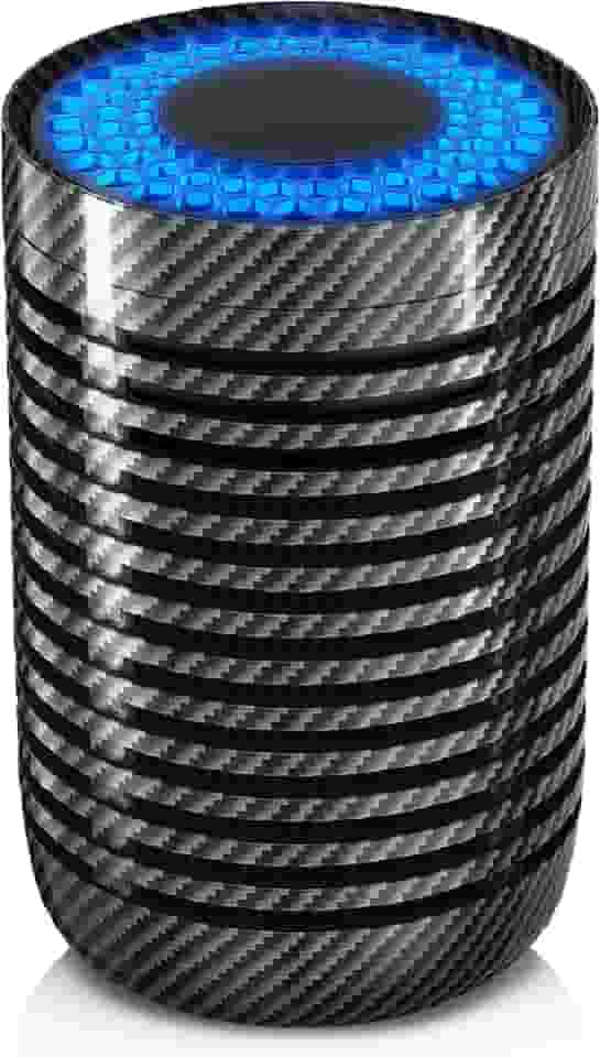 QUEENTY Purificador de ar de carro, purificador de ar para carro com filtro HEPA verdadeiro, filtro H13 HEPA de ar limpo 99,97% de poeira, acessórios portáteis de carro para viagens, uso em veículos