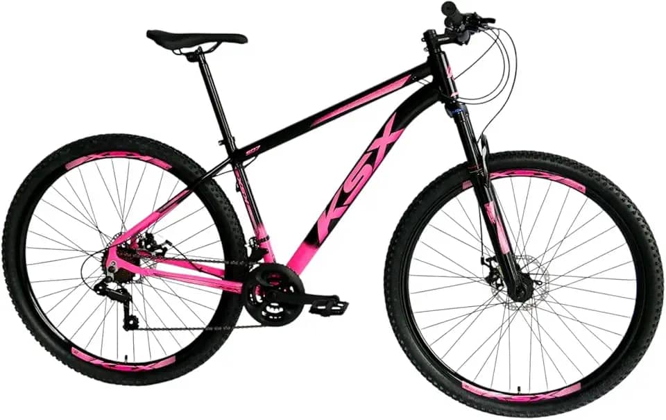 Bicicleta Bike Aro 29 MTB Alumínio KSX SD7 21V Marchas Index Cabeamneto Interno Unissex