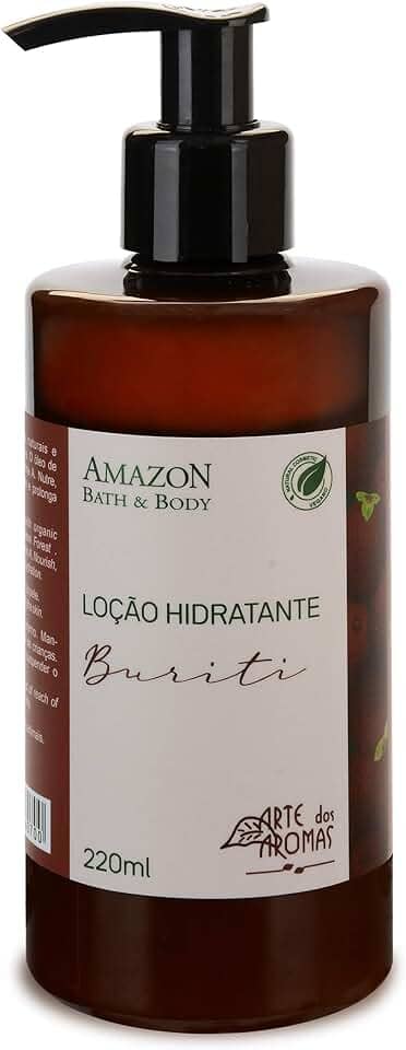 Loção Hidratante Buriti Natural Vegano Arte dos Aromas 220ml