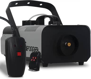 Máquina de fumaça 2000 Watts 220v Profissional para Festas Baladas Dj Com Controle Remoto Sem Fio e Xlr