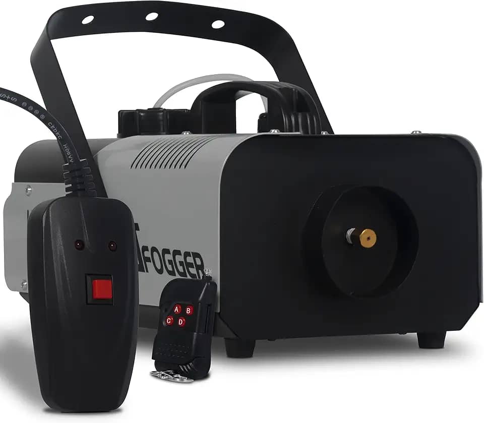 Máquina de fumaça 2000 Watts 220v Profissional para Festas Baladas Dj Com Controle Remoto Sem Fio e Xlr