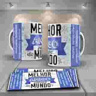 Caneca Amizade Melhor amigo secreto do mundo