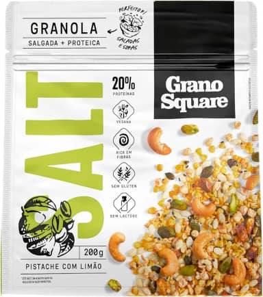 Granola GranoSquare SALT Pistache com Limão 200g