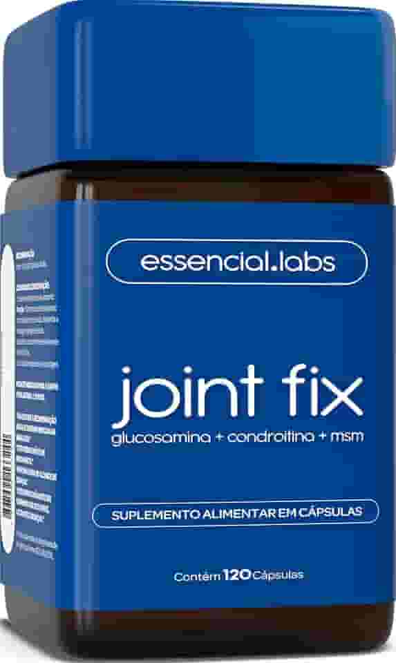 JOINT FIX COM GLUCOSAMINA, CONDROITINA E MSM - FÓRMULA AVANÇADA COM MÁXIMA ABSORÇÃO E PUREZA - 120 CÁPSULAS
